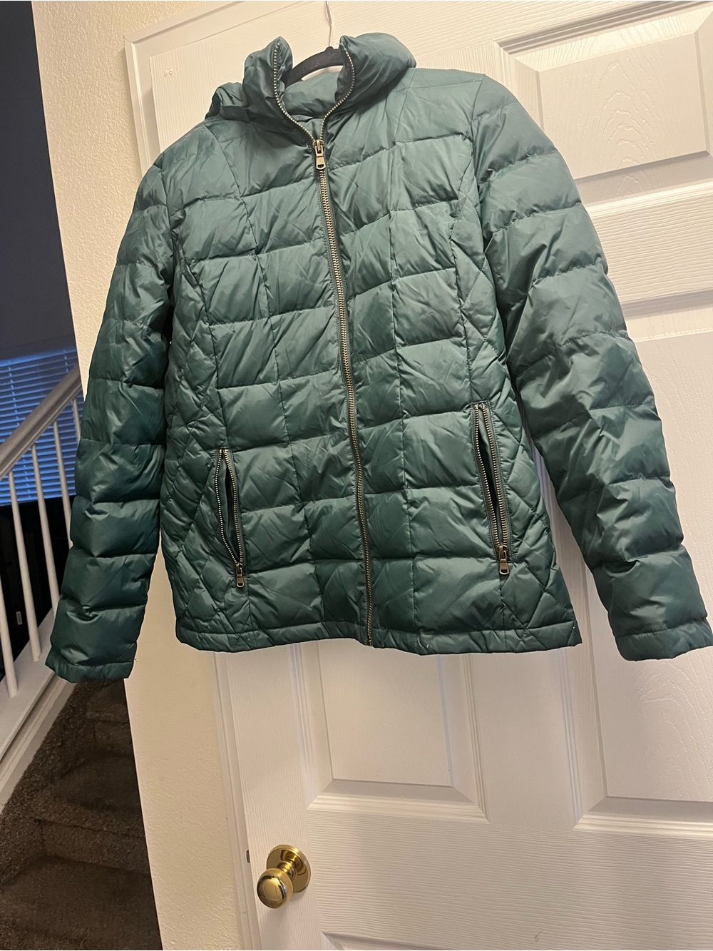 Metaphor Green quilted puffer jacket
